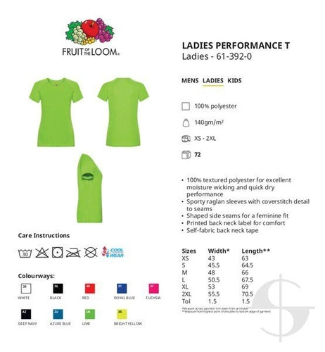 T-shirt poliestrowy, granatowy Policji - damski