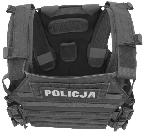 Kamizelka Plate Carrier, Warmen - czarna - rozmiar płyt L, XL