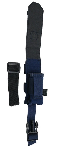 Ładownica na gaz klapa-klamra, granatowa