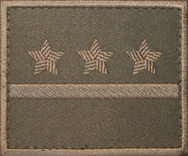 Dystynkcja khaki - rotmistrz kawalerii ochotniczej