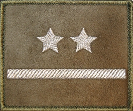 Dystynkcja na kurtkę khaki - podporucznik