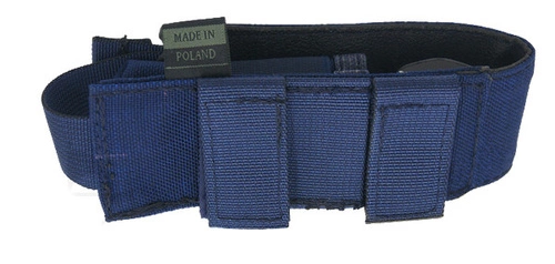 Ładownica na gaz klapa-klamra, granatowa