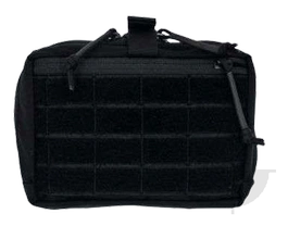 Panel administracyjny poziomy, molle - czarny