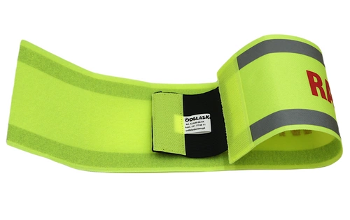 Opaska naramienna odblaskowa RATOWNIK - z rzepem