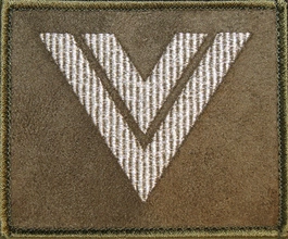 Dystynkcja na kurtkę khaki - starszy sierżant