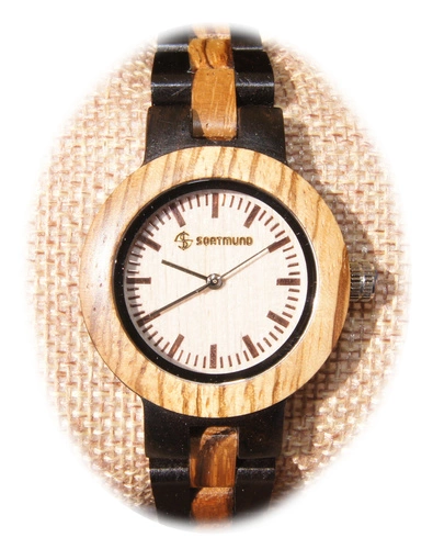 Zegarek drewniany, damski - SORTMUND
