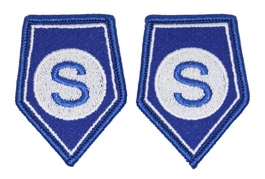 Patki Policji (korpusówki) - służba sądowa