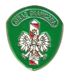 Miniatura (Pin) emblematu naramiennego - Straż Graniczna