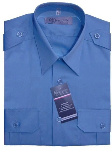 Koszula niebieska Służby Więziennej - długi rękaw - damska