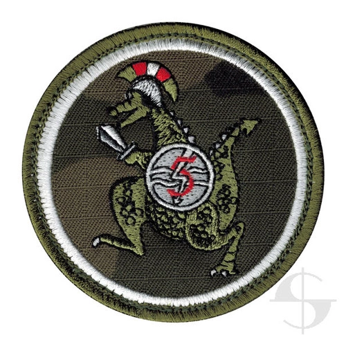Emblemat polowy 5 batalionu dowodzenia