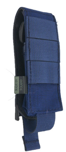 Ładownica pistoletowa klapa - klamra, granatowa