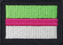 Flaga naramienna - 5 Pułk Strzelców Konnych - z rzepem