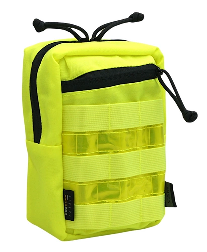 Organizer, panel administracyjny pionowy - Hi-Viz + żółty odblask 3x4