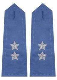 Pagony niebieskie do koszuli Służby Więziennej - podporucznik