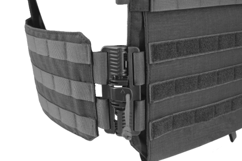 Kamizelka Plate Carrier, Warmen - czarna - rozmiar płyt L, XL