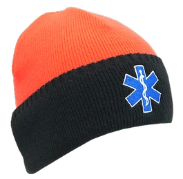 Czapka zimowa paramedyk FLUO Merino