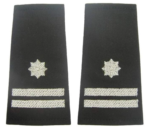 Pagony (pochewki) czarne Policji - podinspektor