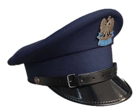Czapka garnizonowa wyjściowa Policji - podoficer, aspirant - nowy wzór