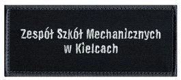 Naszywka prostokątna Zespół Szkół Mechanicznych w Kielcach