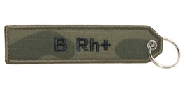 Brelok z tkaniny - grupa krwi B Rh+