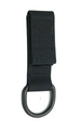 Taktyczny D-ring metalowy do paska, czarny