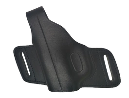 Kabura, Futerał skórzany motyl krótki do P99 Walther - czarna, lewa