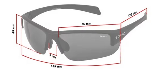 Okulary OPC San Salvo Blk Mat White Clear