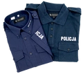 ZESTAW: Koszula z krótkim rękawem i koszulka polo Policji