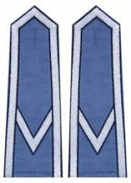 Pagony niebieskie do koszuli Służby Więziennej - sierżant