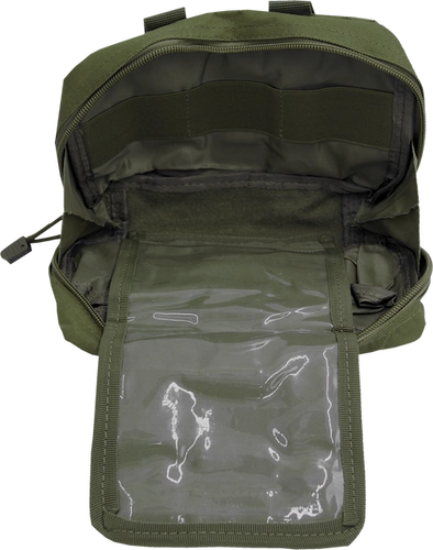 Zasobnik duży, kieszeń, molly FTBL09 - oliwkowy z rzepem