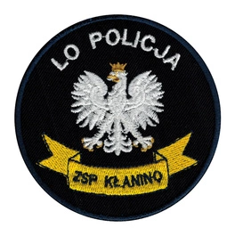 Emblemat szkolny KŁANINO POLICJA