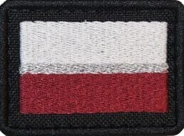 Flaga naramienna - Szwadron Przyboczny - z rzepem