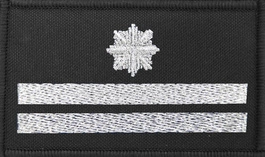 Dystynkcja czarna Policji, mała - podinspektor