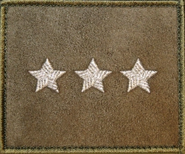 Dystynkcja na kurtkę khaki - chorąży sztabowy