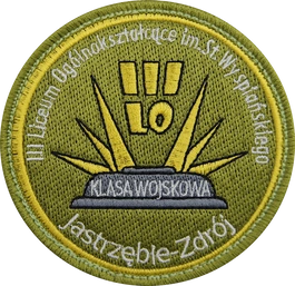 Emblemat III LO w Jastrzębiu Zdroju - KLASA WOJSKOWA