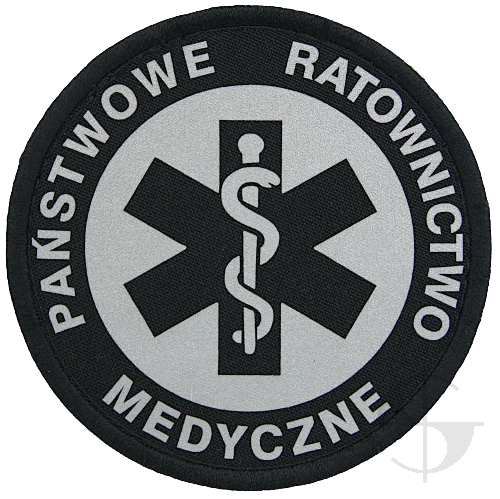 Emblemat odblaskowy PRM - Rzep 8,5 cm