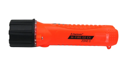 Latarka ręczna, Mactronic M-FIRE 02, 133 lm, bateryjna (4x AA), zestaw (baterie, klips), kolor pomarańczowy, pudełko