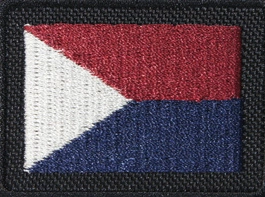 Flaga naramienna - 5 Pułk Ułanów (prawa) - z rzepem