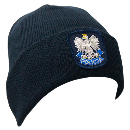 Czapka zimowa Policji - akrylowa