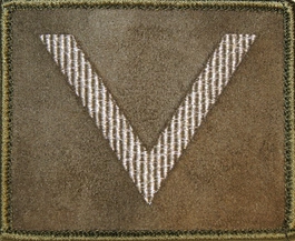 Dystynkcja na kurtkę khaki - sierżant