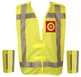 ZESTAW: Kamizelka Regulacja Ruchu WP i MANKIET WYRÓŻNIAJĄCY, Regulacja Ruchu WP