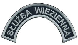 Emblemat naramienny Służby Więziennej - łuczek