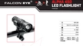 Latarka ręczna, Falcon Eye ALPHA z focusem -450 lm, FHH0132, zestaw (uchwyt rowerowy), blister