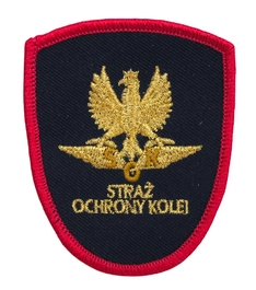 Orzełek do czapki polowej - Straż Ochrony Kolei