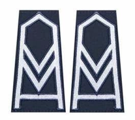 Pagony (pochewki) do swetra Służby Więziennej - starszy sierżant sztabowy