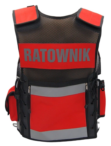 KAMIZELKA MEDYCZNA CZERWONA