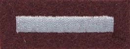 Stopień na beret WP (bordowy / h) - starszy szeregowy
