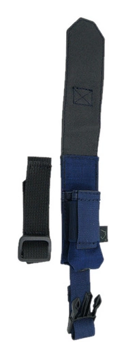 Ładownica pistoletowa klapa - klamra, granatowa