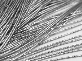 Bajorek srebrny frezowany