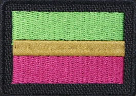 Flaga naramienna - 3 Pułk Strzelców Konnych - z rzepem